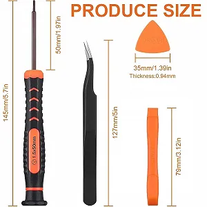 Набір викруток SSRDFU 6 шт - Набір ремонтних інструментів з Triwing Y00, Y1, Phillips PH000, пінцетом, тощо synthetic.ua - Фото 1