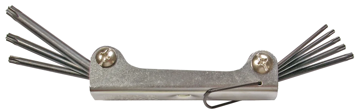 Набір Г-подібних ключів SW-STAHL 04450SB, T-профіль, T9-T40, 8 предметів, фото №1