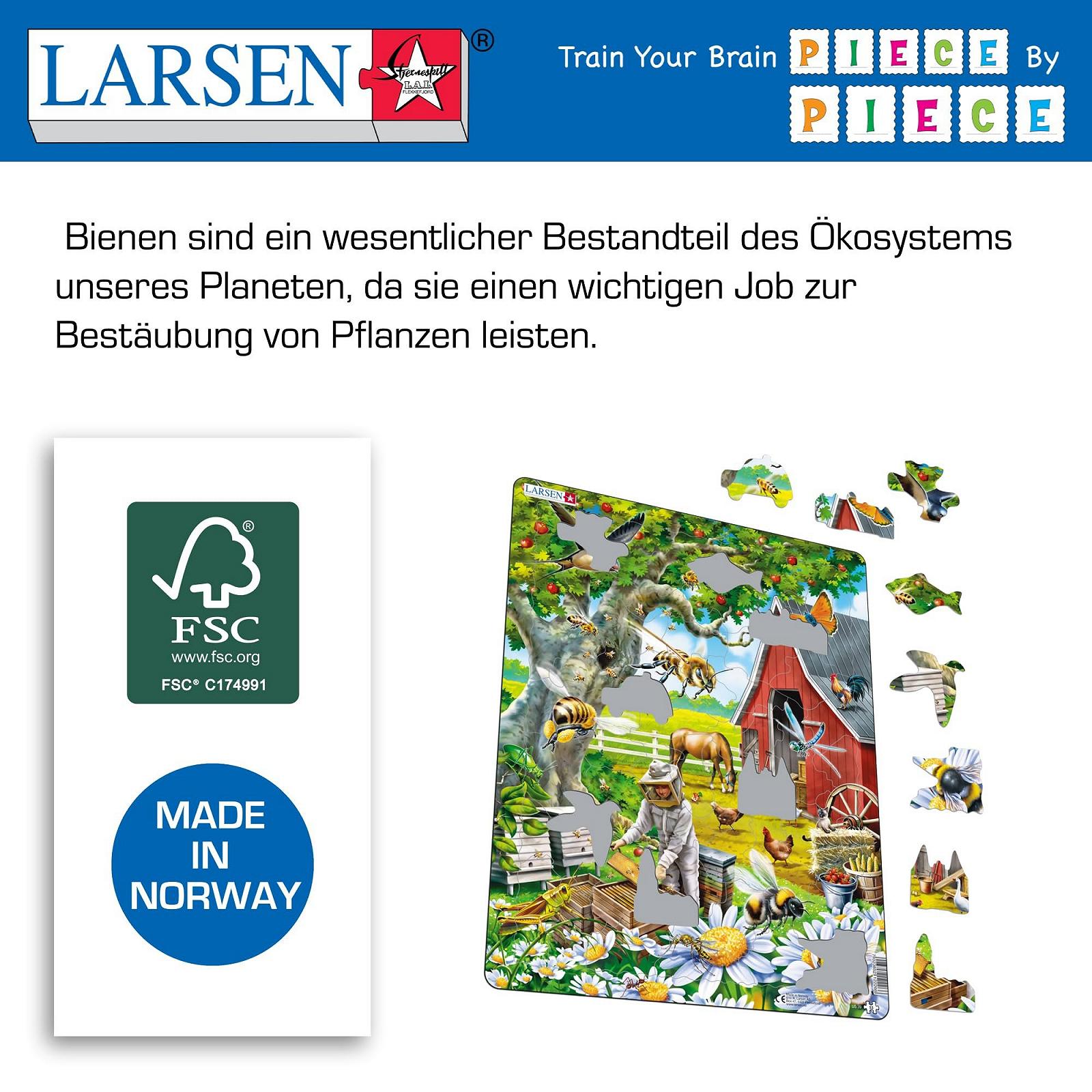 Пазл Larsen US39 Бджільництво, фото №5 Пазл Larsen US39 Бджільництво, фото №5
