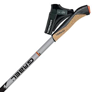 Палки для скандинавской ходьбы Gabel X-1.35 Active Knife Black/Orange 115 7008361151150 synthetic.ua - Фото 1