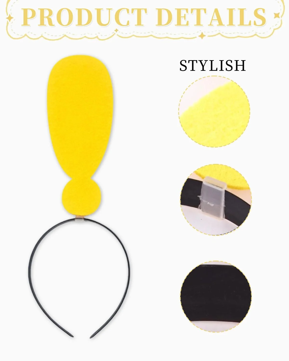 Набір з 4 обручів на голову Різдвяний, фото №3