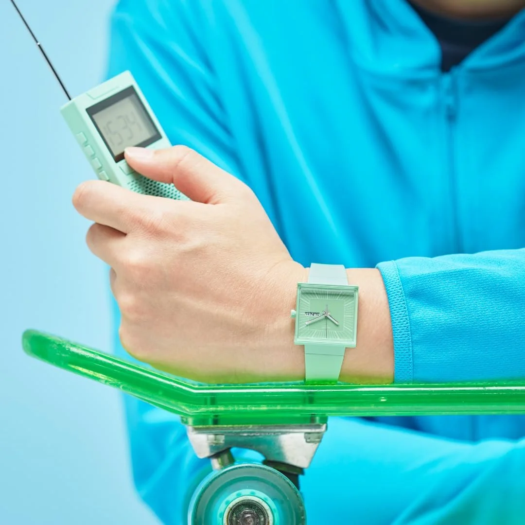 Часы Swatch What If Mint SO34G701, фото №5