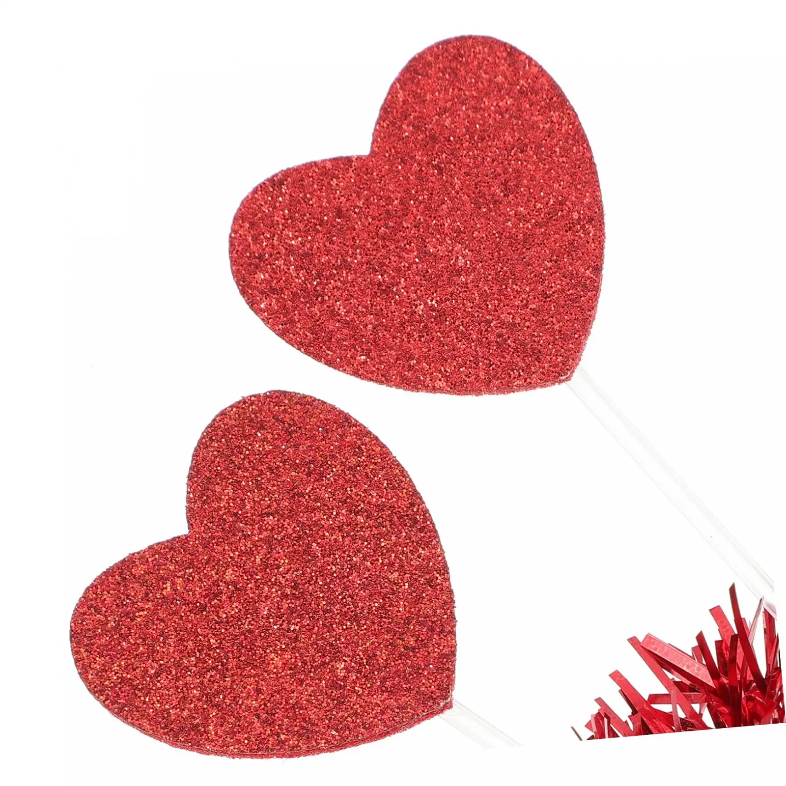 Обруч для волос Abaodam Сердце Красный, фото №3