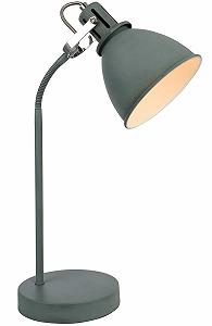 Настольная лампа Kitana 1 Металлическая Серая - Фото 1