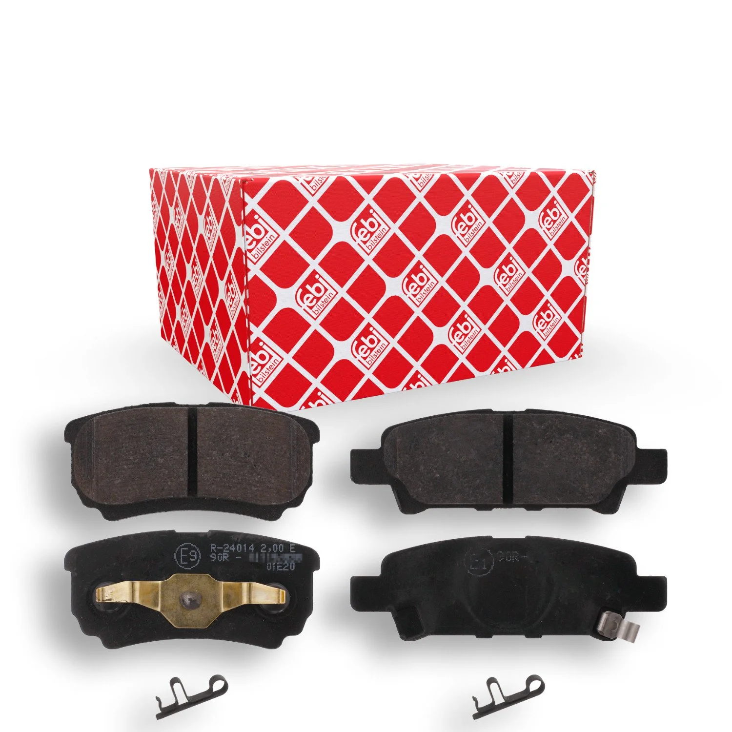 Комплект тормозных колодок, дисковый тормоз FEBI BILSTEIN 16774 для CHRYSLER DODGE MITSUBISHI, фото №1