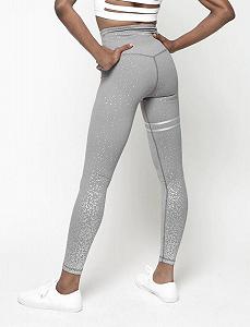 Леггинсы женские спортивные M 6081 серые - Фото 1