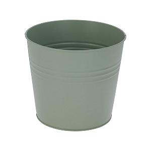 Балконні кашпо Mojawo набір 4 шт. оцинковані 17х15 см Зелені synthetic.ua - Фото 1