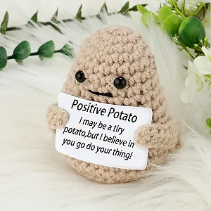 Игрушка RHQFDM Positive Potato Pocket Hug Gift Cute Knitted Potato Doll цена на synthetic.ua - Фото 1 Игрушка RHQFDM Positive Potato Pocket Hug Gift Cute Knitted Potato Doll synthetic.ua - Фото 1