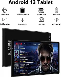 Планшет 10" Aoswei X500 (8+6)/128Gb 5G 8 ядер Android 13 8000 mAh Чорний synthetic.ua - Фото 1