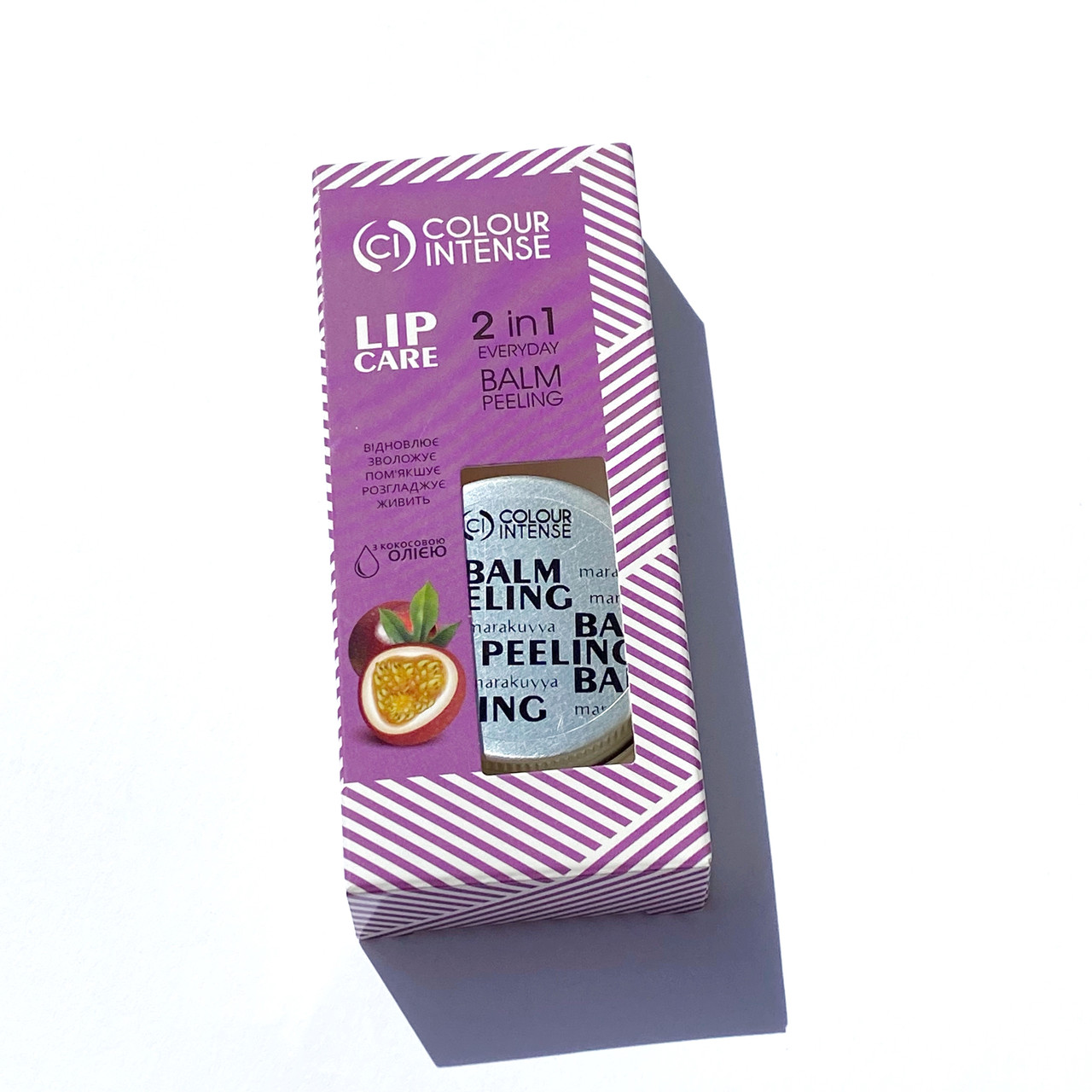Пілінг-скраб для губ відновлюючий Маракуя Colour Intense Lip Care, фото №4