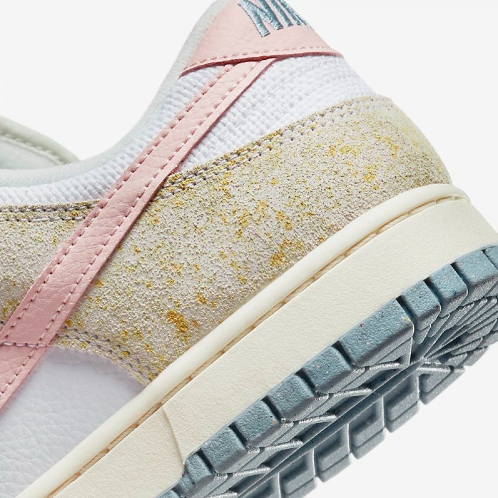 Кроссовки NIKE DUNK LOW PINK BLUE GOLD 44, фото №4