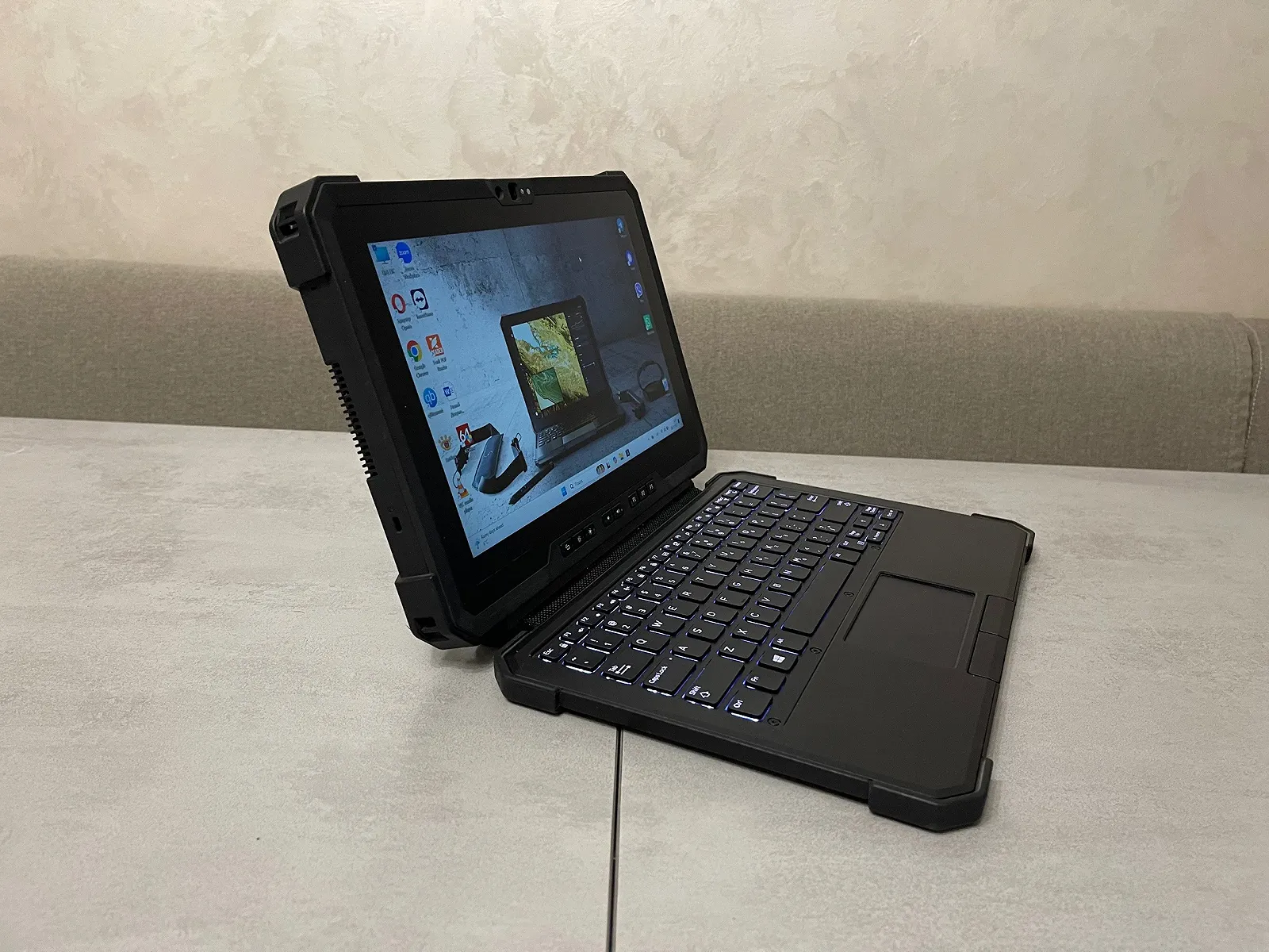 Захищений планшет Dell 7220 Rugged, 11.6" FHD, i5-8365U 4 ядра, 16GB, 256GB, клавіатура, стилус, фото №3