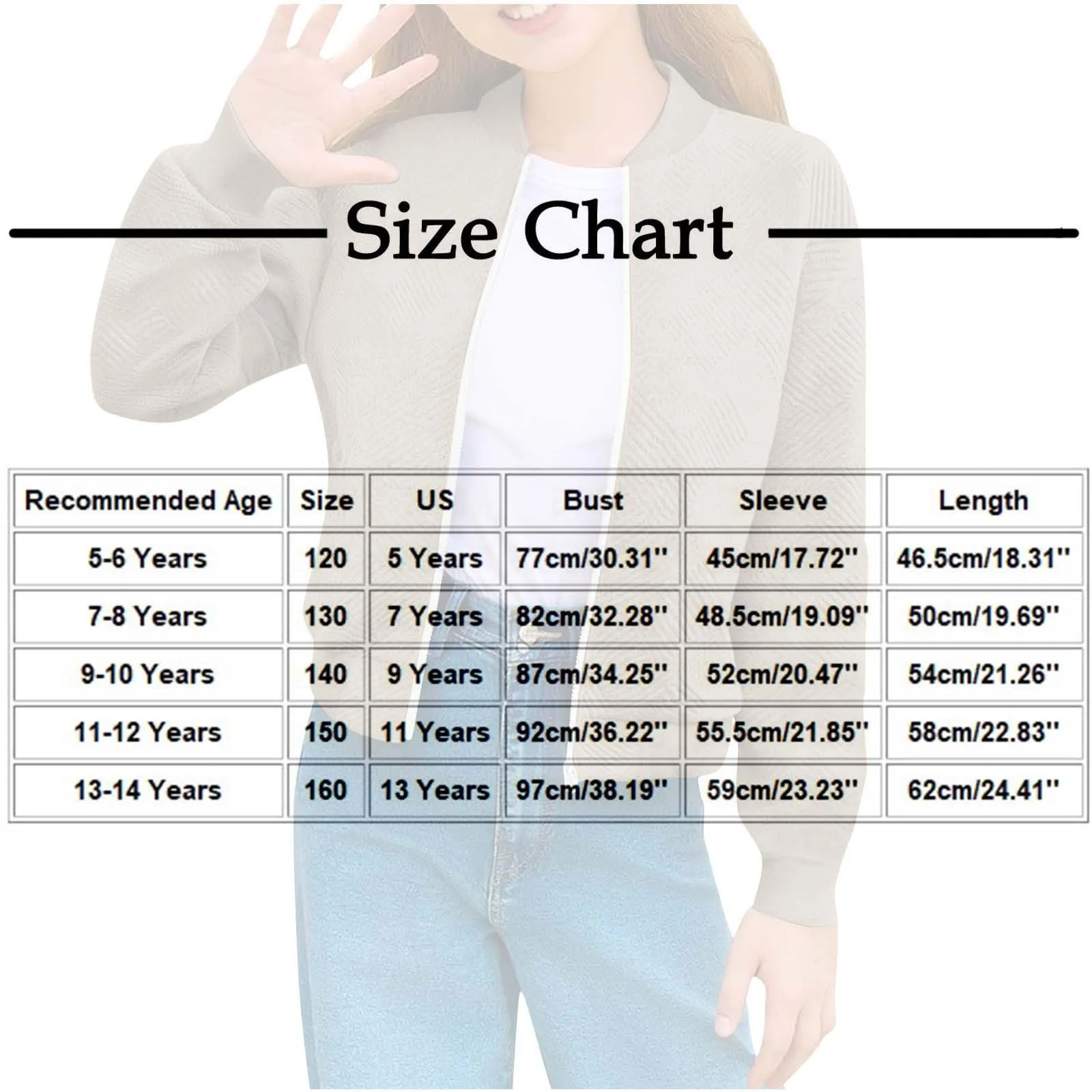 Куртка для девочек и мальчиков Generisch, детская, короткая куртка, унисекс, повседневная зимняя куртка, легкая переходная куртка, куртка на молнии, куртка для походов, куртка с длинными рукавами, верхняя одежда, однотонная модная хлопковая куртка, фото №3