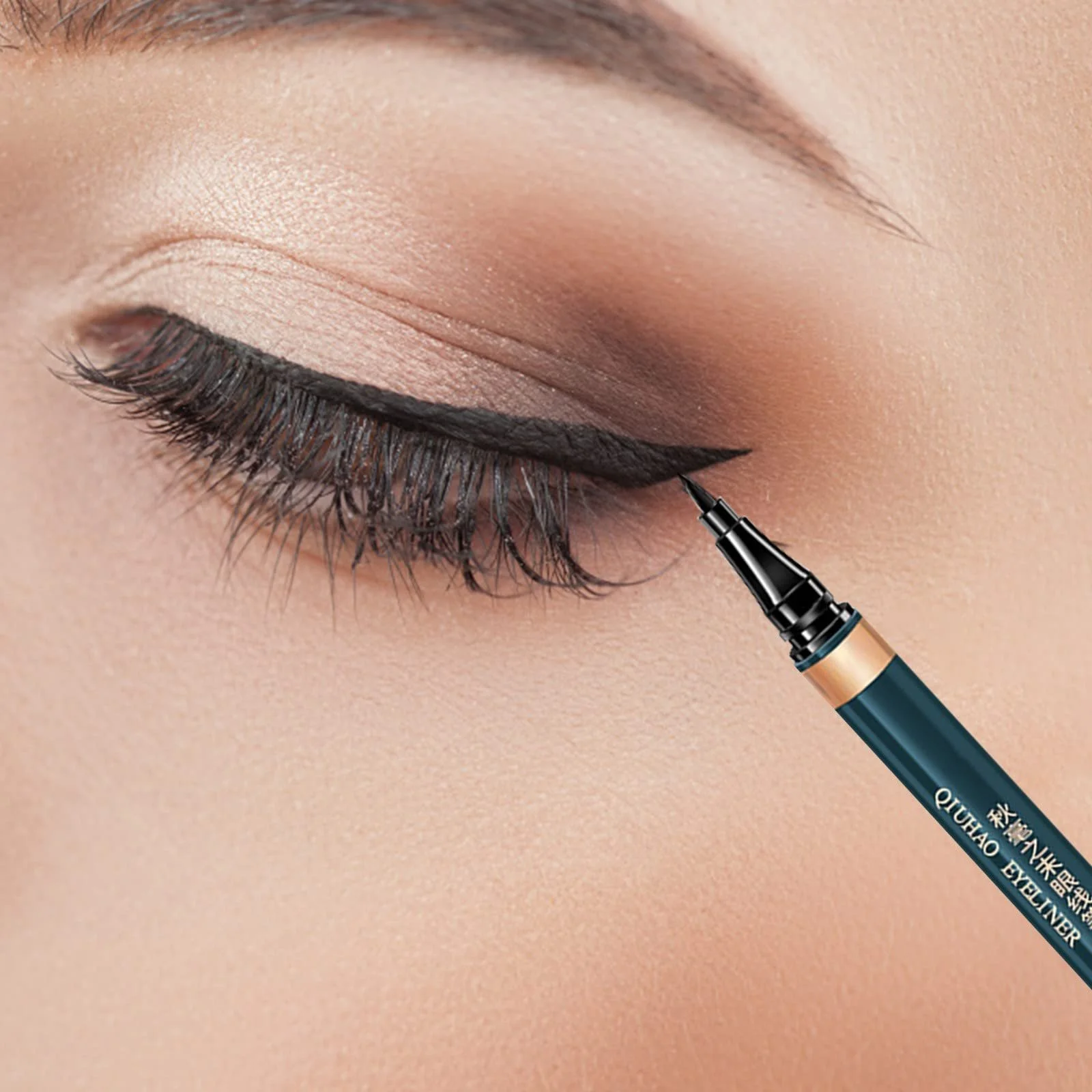 Підводка для очей Eyemazing Liner, чорна, фетровий аплікатор, тонка, стійка, рідка, водостійка, фото №7