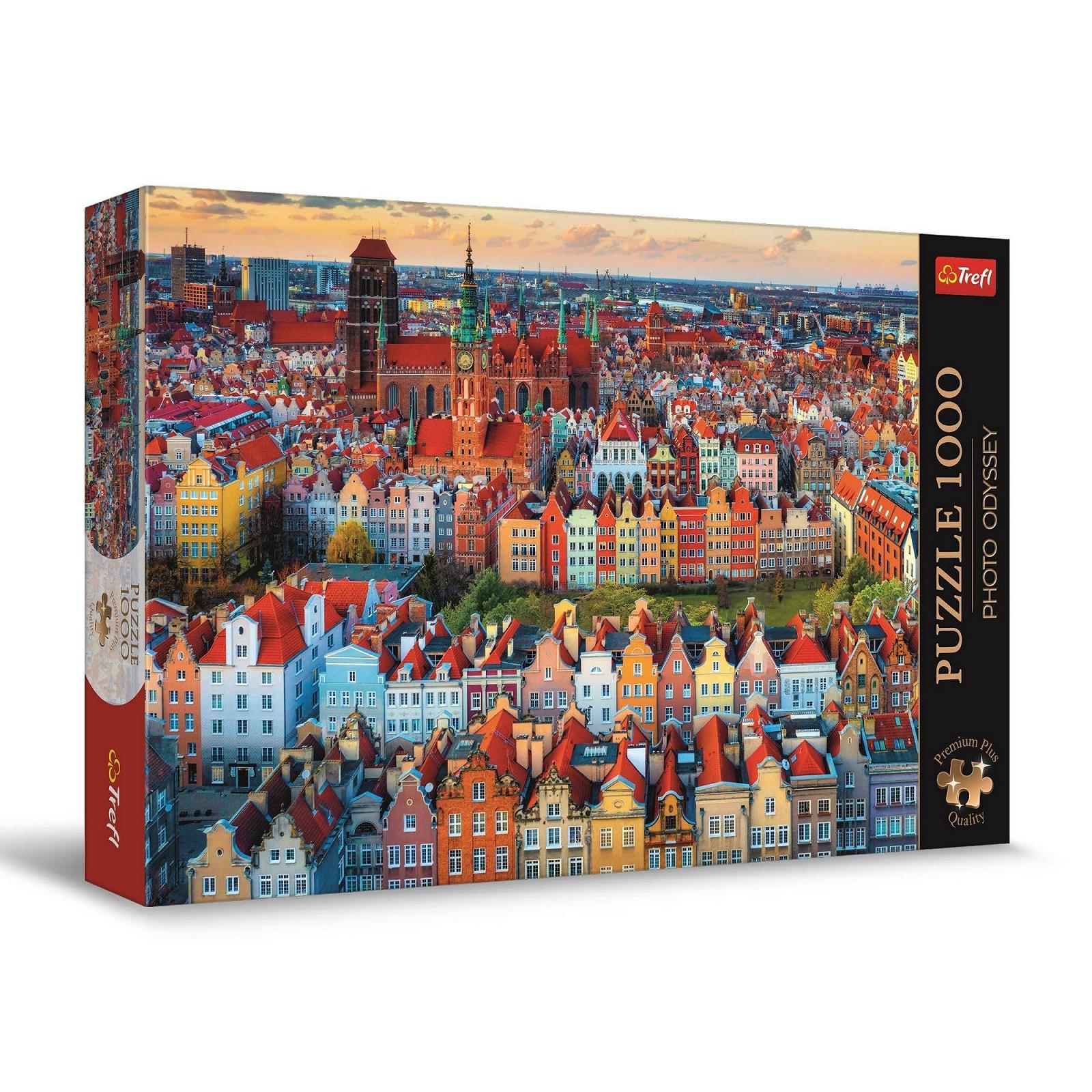 Пазли Trefl Premium Plus Photo Odyssey View of Gdansk, Poland 1000 елементів, фото №1