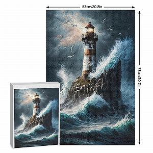Дерев'яна головоломка Lighthouse 1000 елементів 78 x 53 см - Фото 1