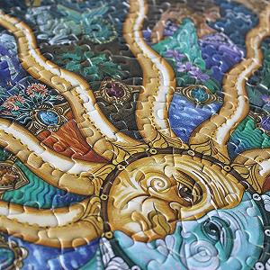 Пазл FALUCKKY Twelve Constellations 1000 деталей Круглый Сложный уровень synthetic.ua - Фото 1