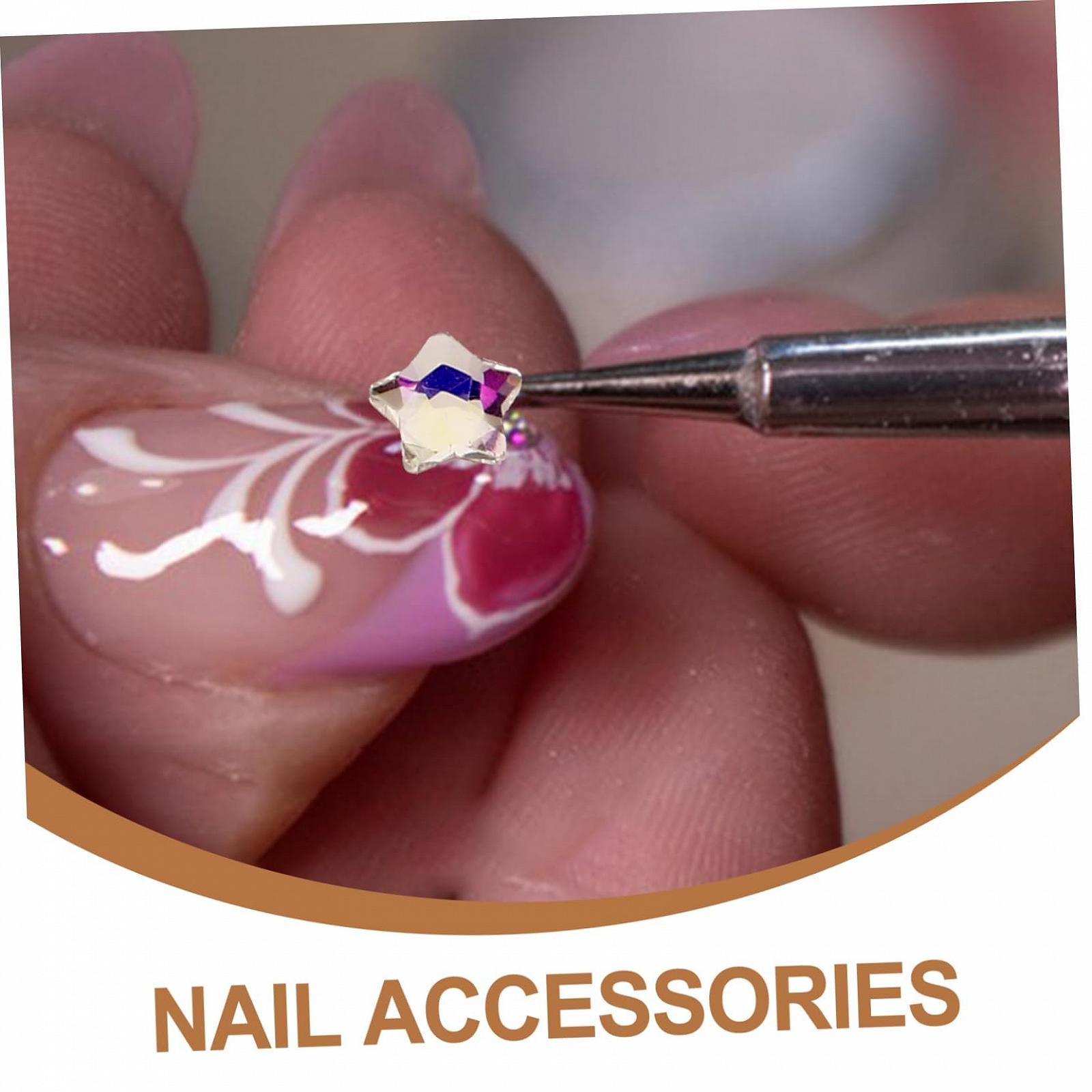 Стрази для нігтів FRCOLOR 1 коробка, дорогоцінні камені, підвіски для манікюру, підвіски для нейл-арту, фото №9