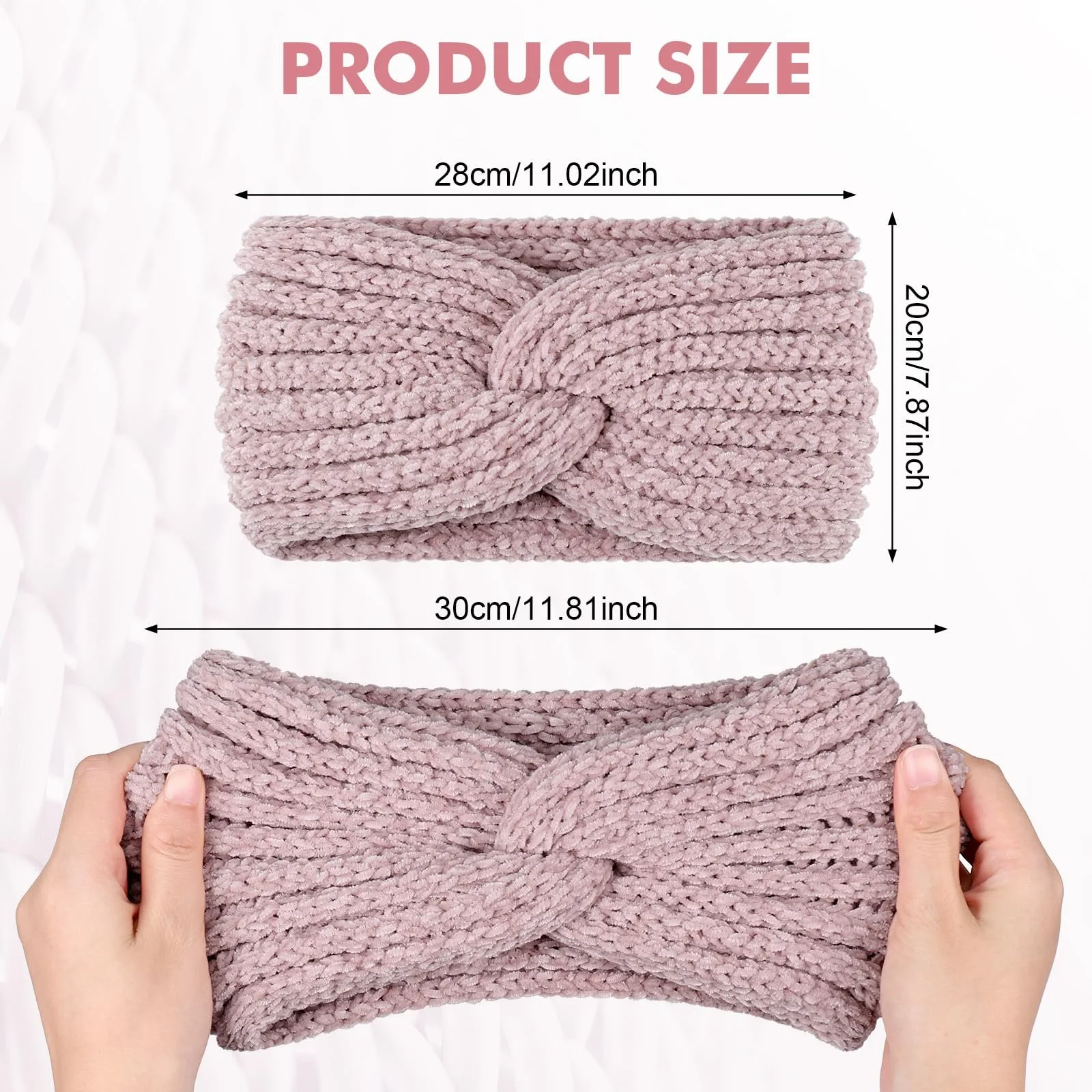 В'язана Пов'язка На Голову, фото №5