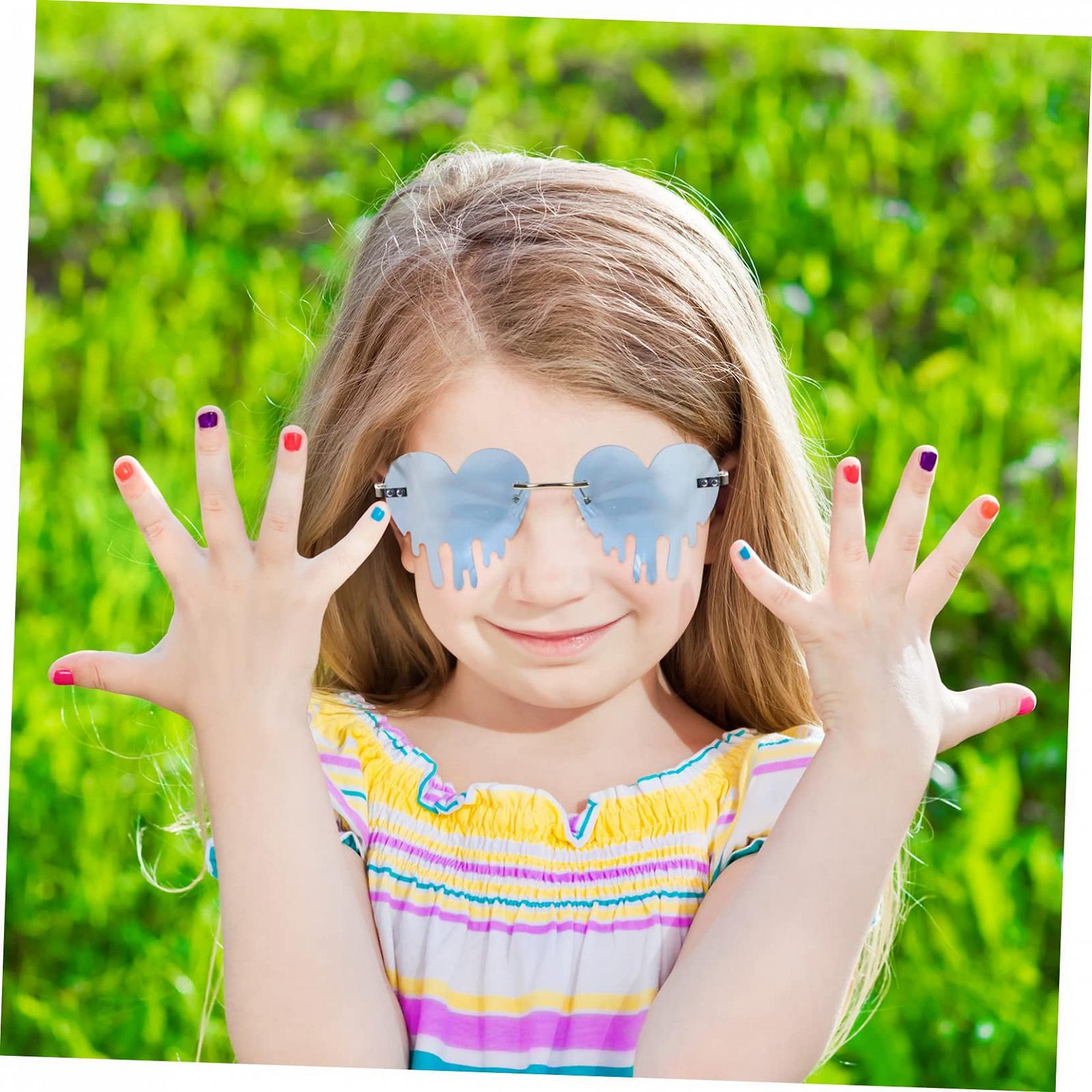 Сонцезахисні окуляри PACKOVE, 2 шт, Без оправи, Хмара, Блакитний, фото №6