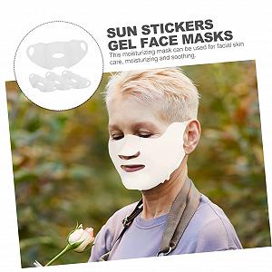 Гелева маска для обличчя Healvian, 4 шт., еластична, охолоджуюча, захист від УФ-променів synthetic.ua - Фото 1