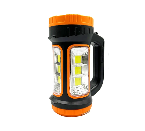 Фонарь портативный UKC MH818A аккумуляторный с солнечной панелью Оранжевый, фото №1