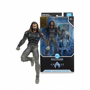 Фігурка рухома McFarlane DC Multiverse Аквамен, 18 см, з базою та аксесуарами у вигляді восьминога, дизайн з фільму synthetic.ua - Фото 1