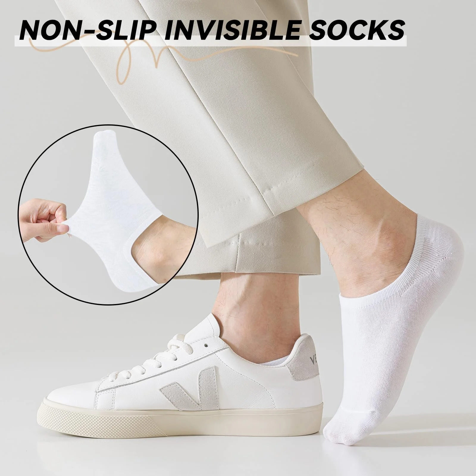 Шкарпетки Caudblor, 12 пар, чоловічі та жіночі, невидимі, розмір 36-39, 39-42, фото №2 Шкарпетки Caudblor, 12 пар, чоловічі та жіночі, невидимі, розмір 36-39, 39-42, фото №2