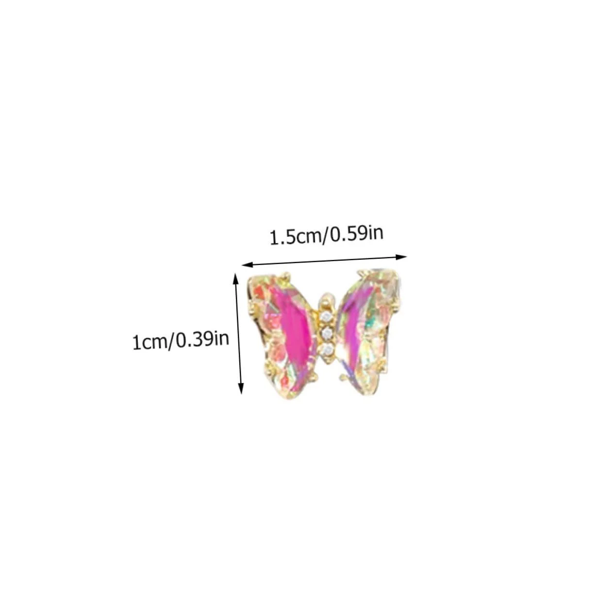 Украшения для ногтей Бабочки 13 шт., фото №5