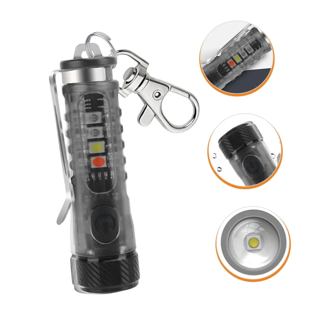 Фонарик-брелок TOYANDONA Мини с кольцом для ключей PC, фото №3 Фонарик-брелок TOYANDONA Мини с кольцом для ключей PC, фото №3