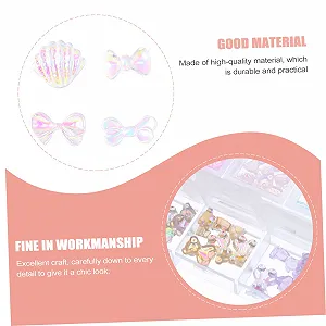 Украшения для ногтей Бабочка Медведь FOMIYES 3D 120 шт x 3 synthetic.ua - Фото 1