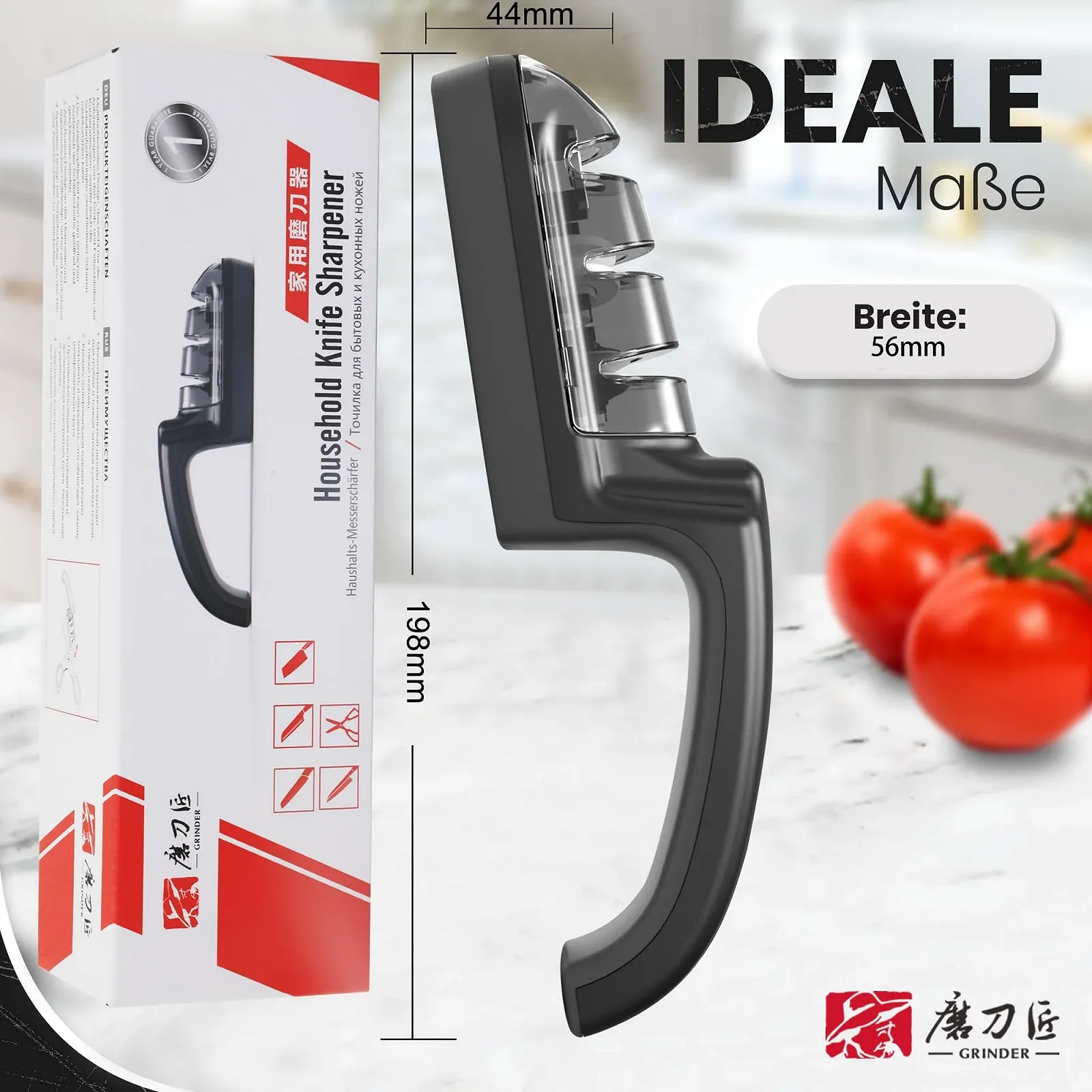 Професійне точило для ножів та ножиць 3-в-1 Professional, фото №7 Професійне точило для ножів та ножиць 3-в-1 Professional, фото №7