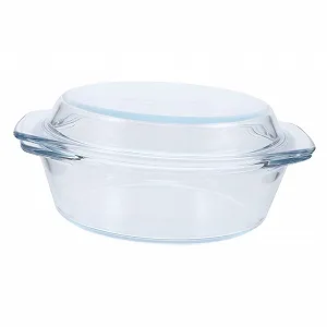 Купити Форма для запікання VICASKY Скляна з кришкою Для мікрохвильової печі та посудомийної машини - Фото 1 Форма для запікання VICASKY Скляна з кришкою Для мікрохвильової печі та посудомийної машини - Фото 1