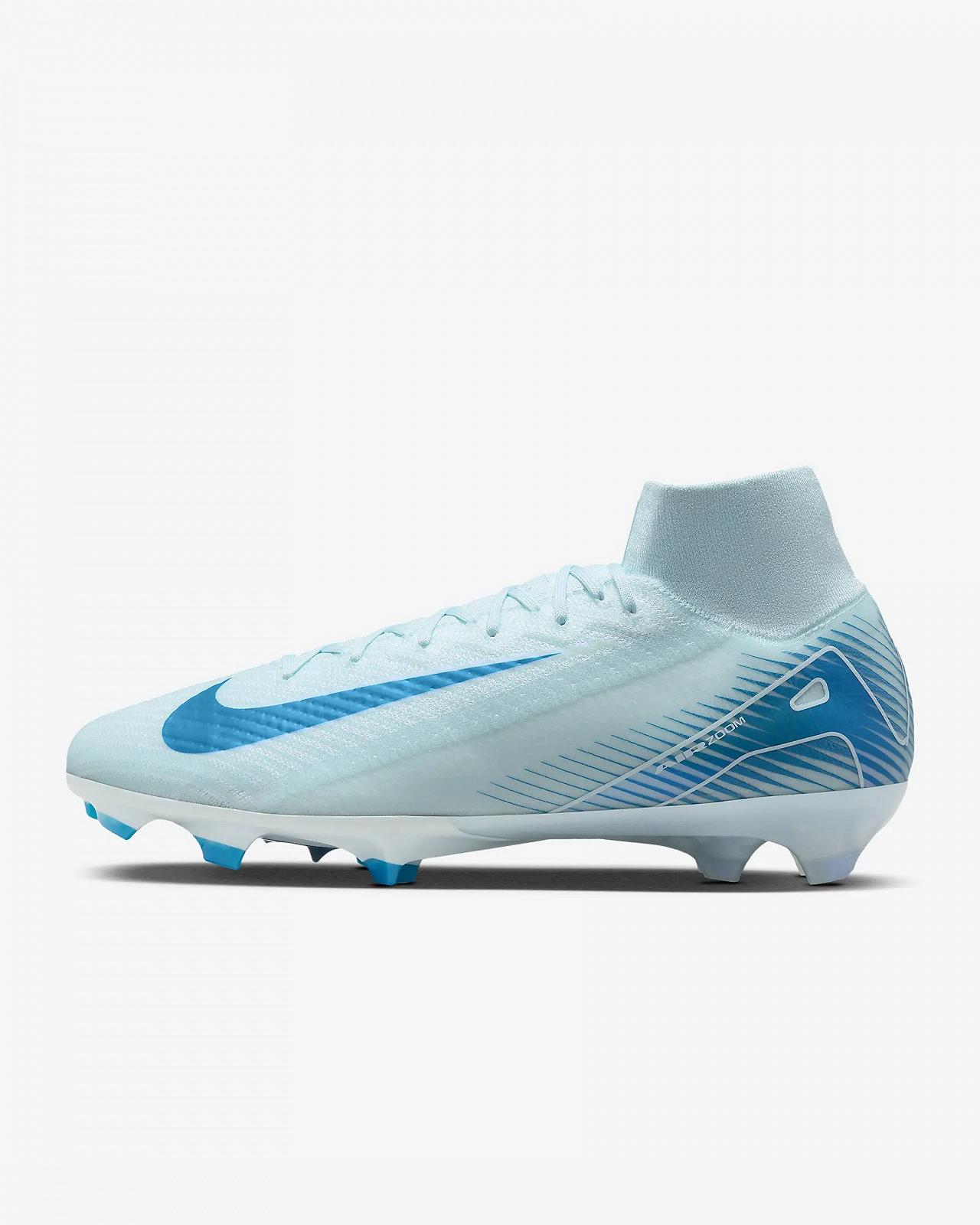 Бутси унісекс Nike Zm Superfly 10 Elite Fg Light Blue 45, фото №1