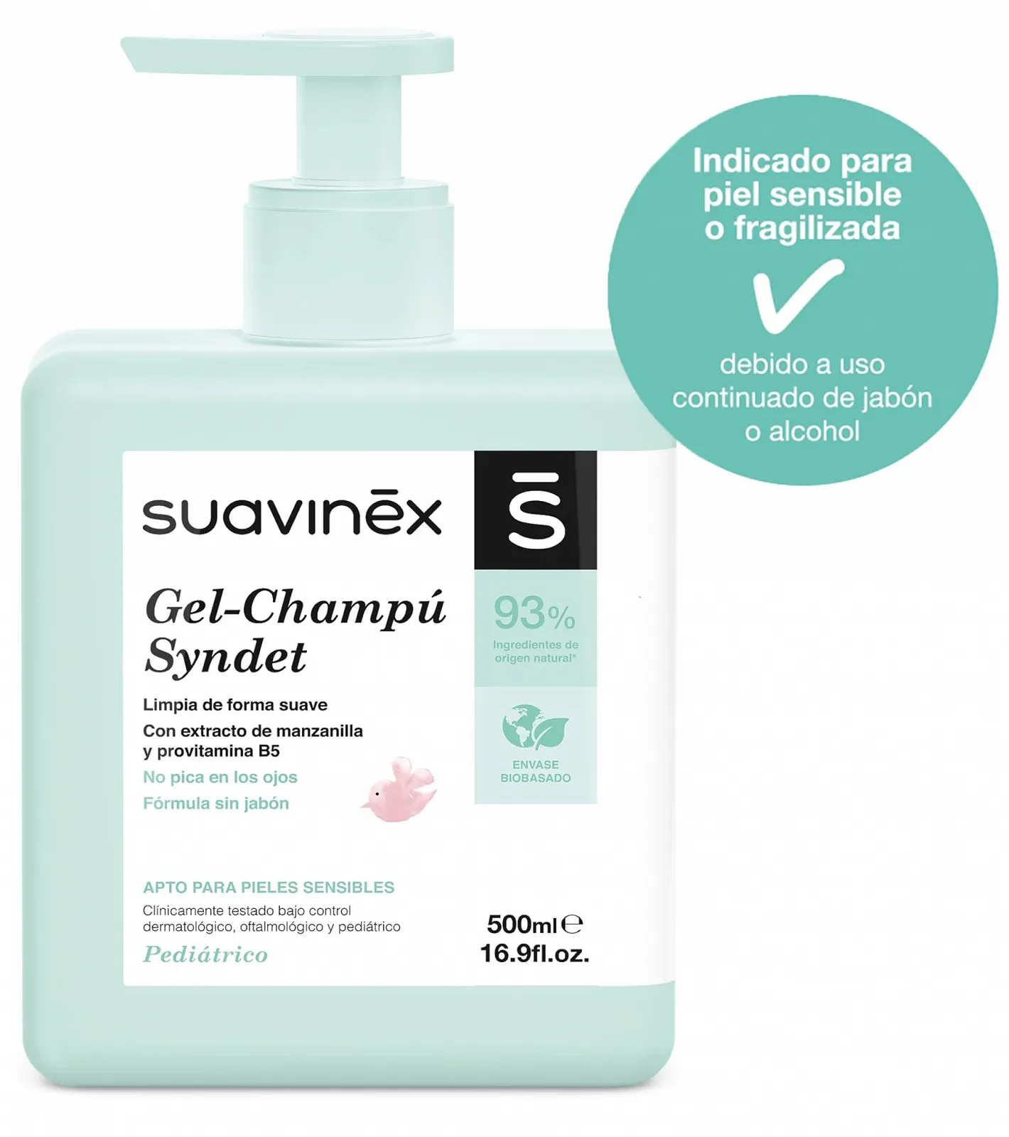 Шампунь Suavinex 303723 500 мл, фото №2