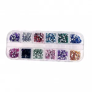 Декор для нігтів Healvian Farben Drop Drill Акрил Круглий - Фото 1