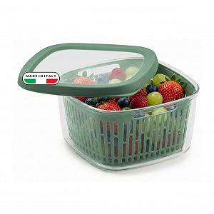 Бокс для зберігання продуктів Snips Aroma Keeper Green 1,50 л Зі знімним кошиком Герметичний - Фото 1