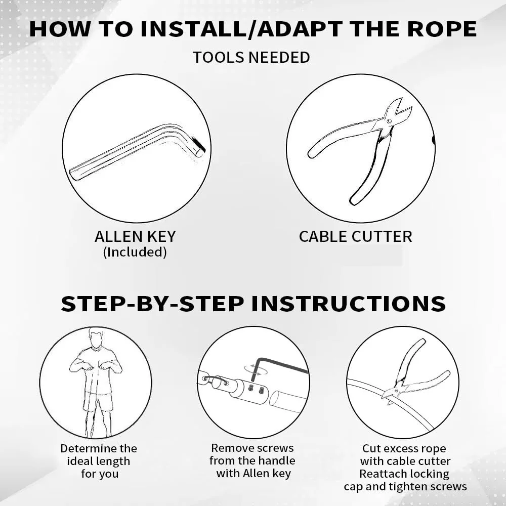 Скакалка HEREROPE обважнена 1/4 фунта на шарикопідшипниках, фото №4 Скакалка HEREROPE обважнена 1/4 фунта на шарикопідшипниках, фото №4