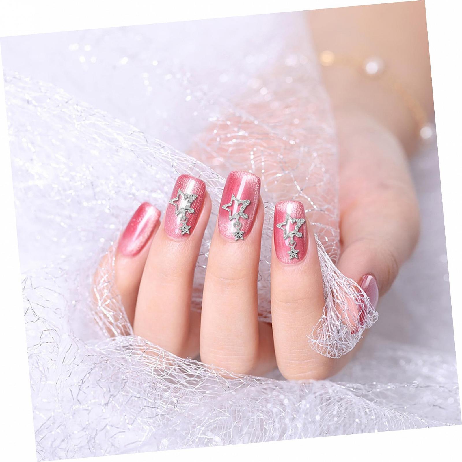 Підвіска для нігтів FRCOLOR Ювілейна 10-та річниця Сріблястий, фото №6