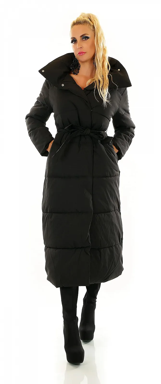 Жіноче зимове пальто Zeralda Fashion Довге, фото №4