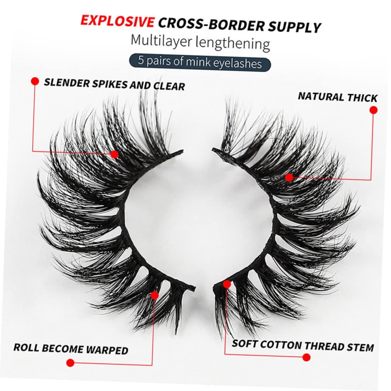 Накладні вії Angoily 3D 20 пар, фото №6 Накладні вії Angoily 3D 20 пар, фото №6