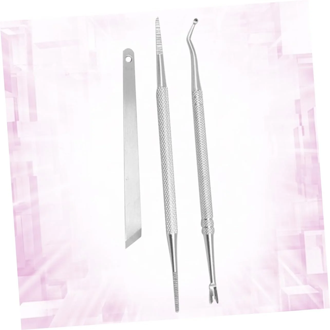 Набор для маникюра Healvian 3 предметы, серебряный, фото №5 Набор для маникюра Healvian 3 предметы, серебряный, фото №5