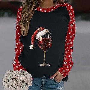 Жіночий Різдвяний Світшот synthetic.ua - Фото 1