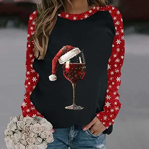 Женский Рождественский Свитшот synthetic.ua - Фото 1