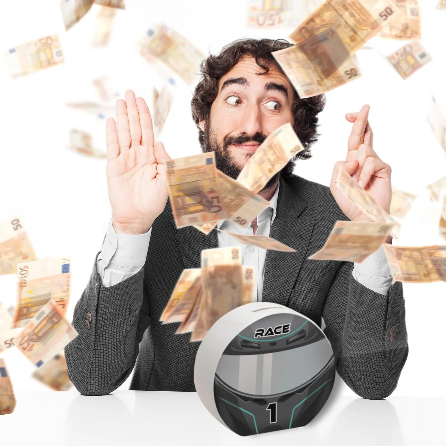 Скарбничка Шолом Motorsport керамічна, фото №7