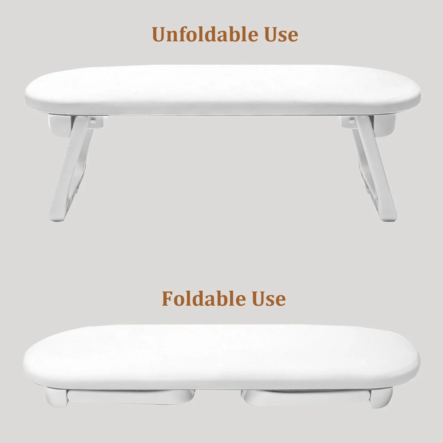 Подставка для рук ANRUI для маникюрного салона, подушка для рук из PU кожи со складной подставкой, фото №3