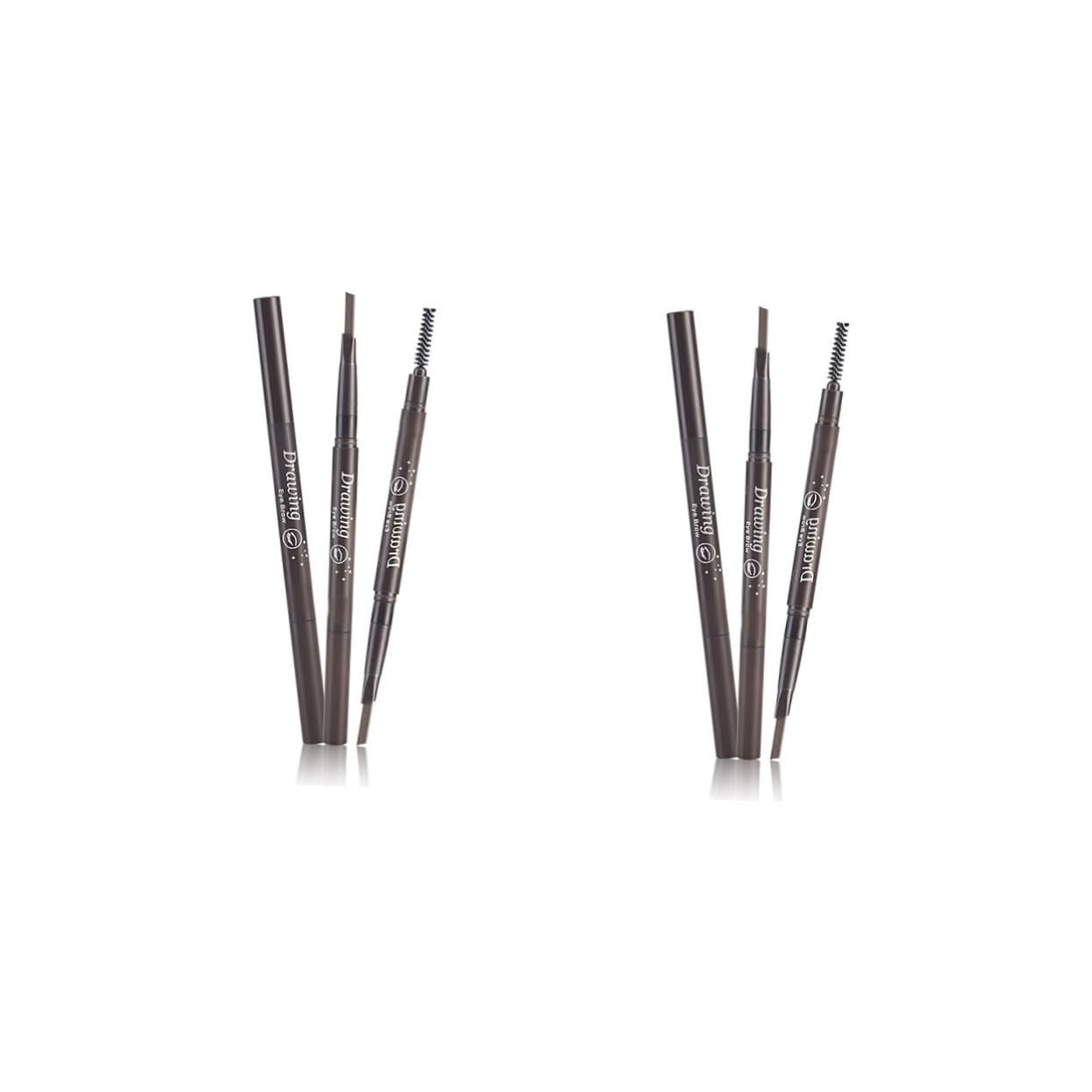 Олівець Amosfun Microblading для брів обертовий двоколірний набір, фото №7