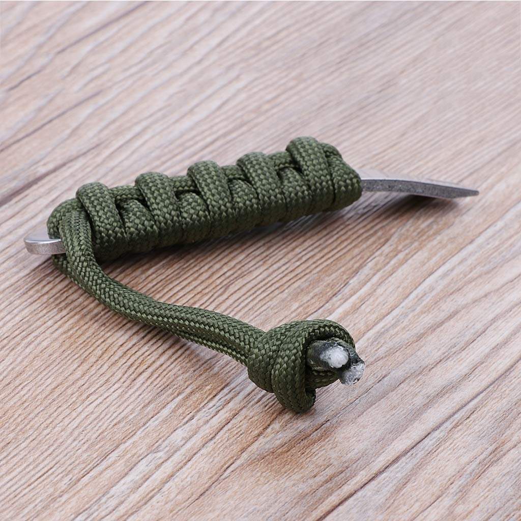 Інструмент EAJORN Багатофункціональний Kurbel, Schaber, Kabelaufwickler, Schlüsselanhänger, Tasche, Metall, Edelstahl, Schwarz, Orange, Grün, Wüste, фото №5