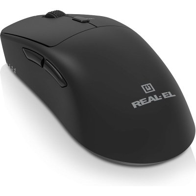 Мышка REAL-EL RM-355W Wireless Black (EL123200054), фото №3 Мышка REAL-EL RM-355W Wireless Black (EL123200054), фото №3