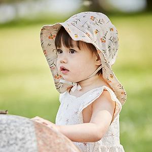 Шапка maximo Дитяча Flapper Квітка Захист шиї synthetic.ua - Фото 1